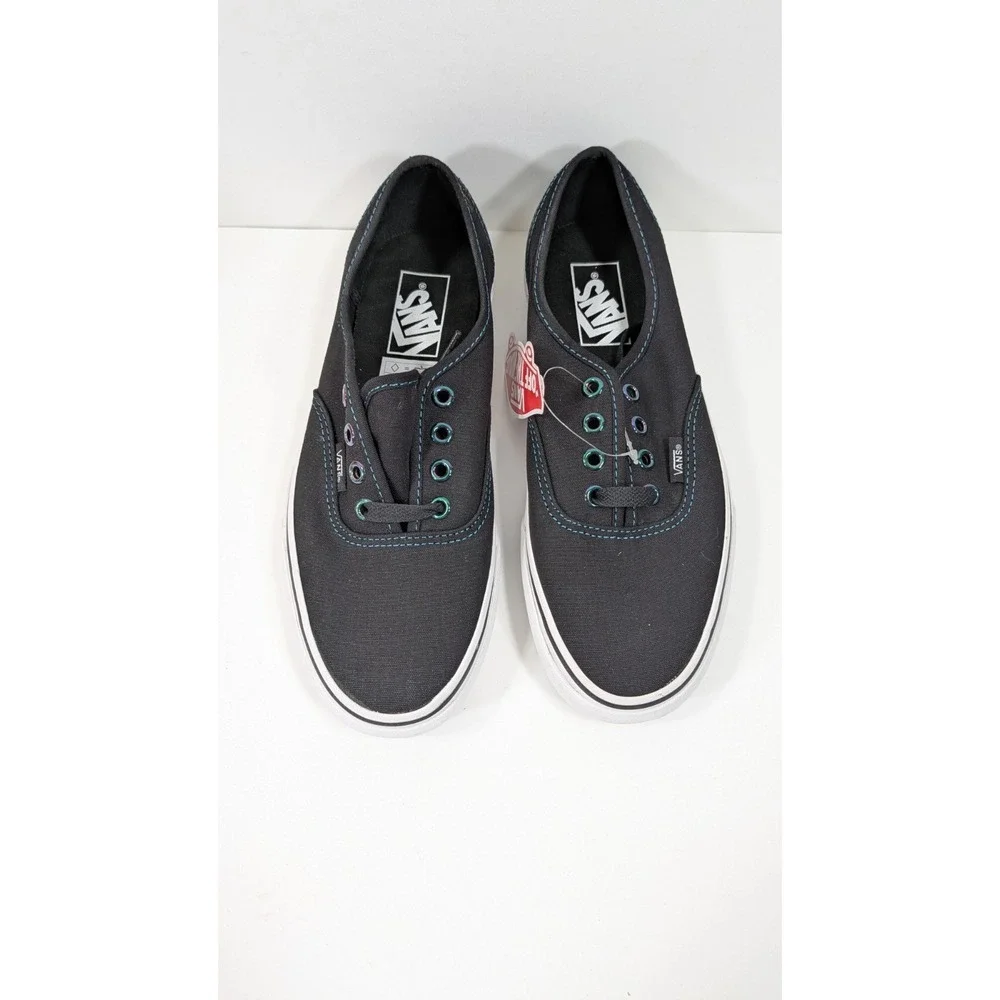 VANS‎ AUTHENTIC IRIDESCNT EYLTS BLACK MULT SHOES MENS/boys 6 WOMENS 7.5